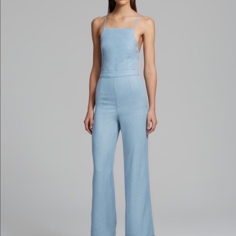 DOLCE VITA LOLIA JUMPSUIT - JEAN LACE-UP